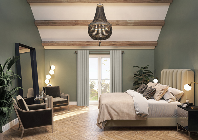 Genoa Faux Silk (Blackout), Sterling Shimmer - Made to Measure Curtains - Image 15